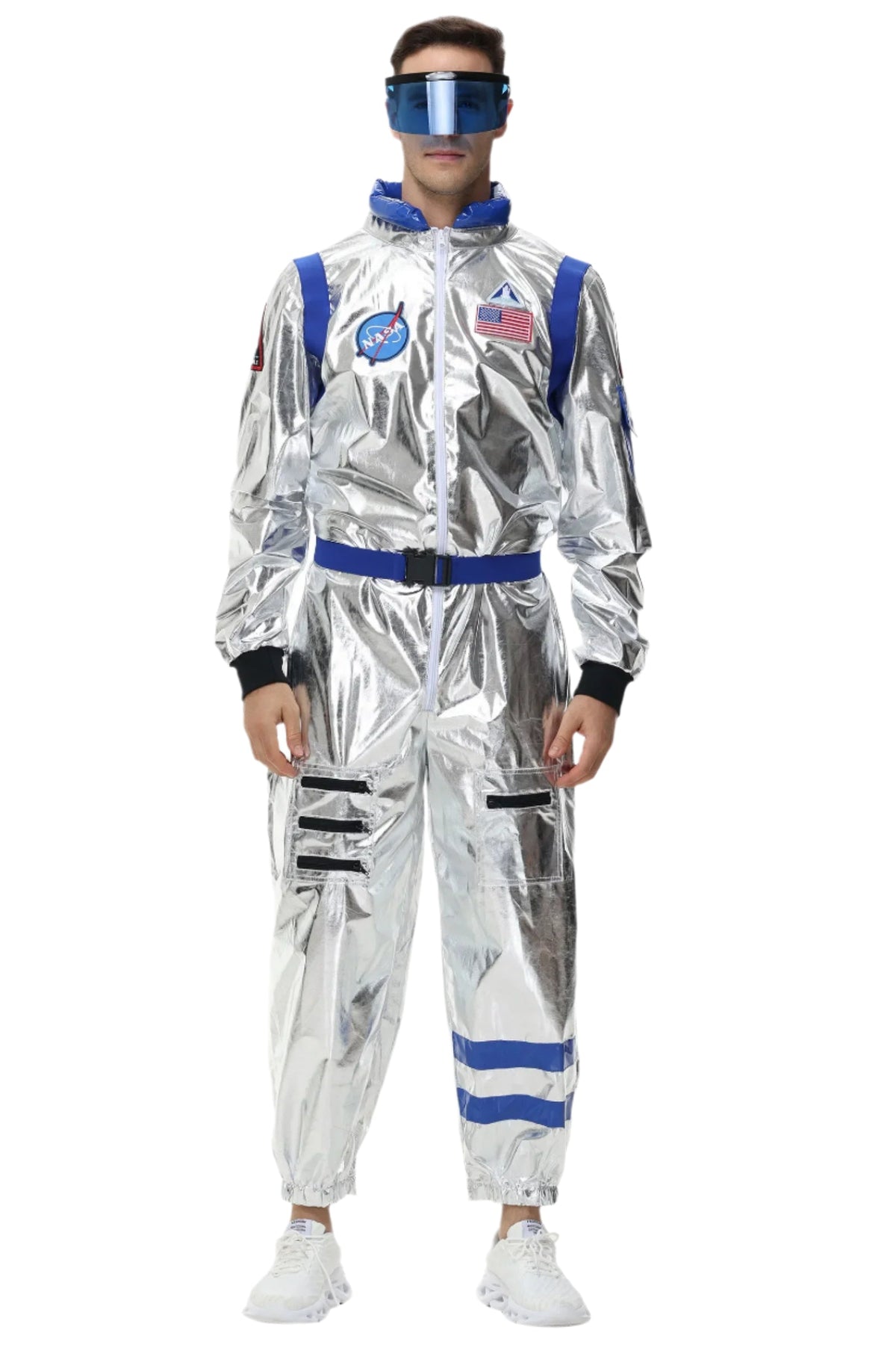 Déguisement d'Astronaute Argenté Halloween Polyester 10