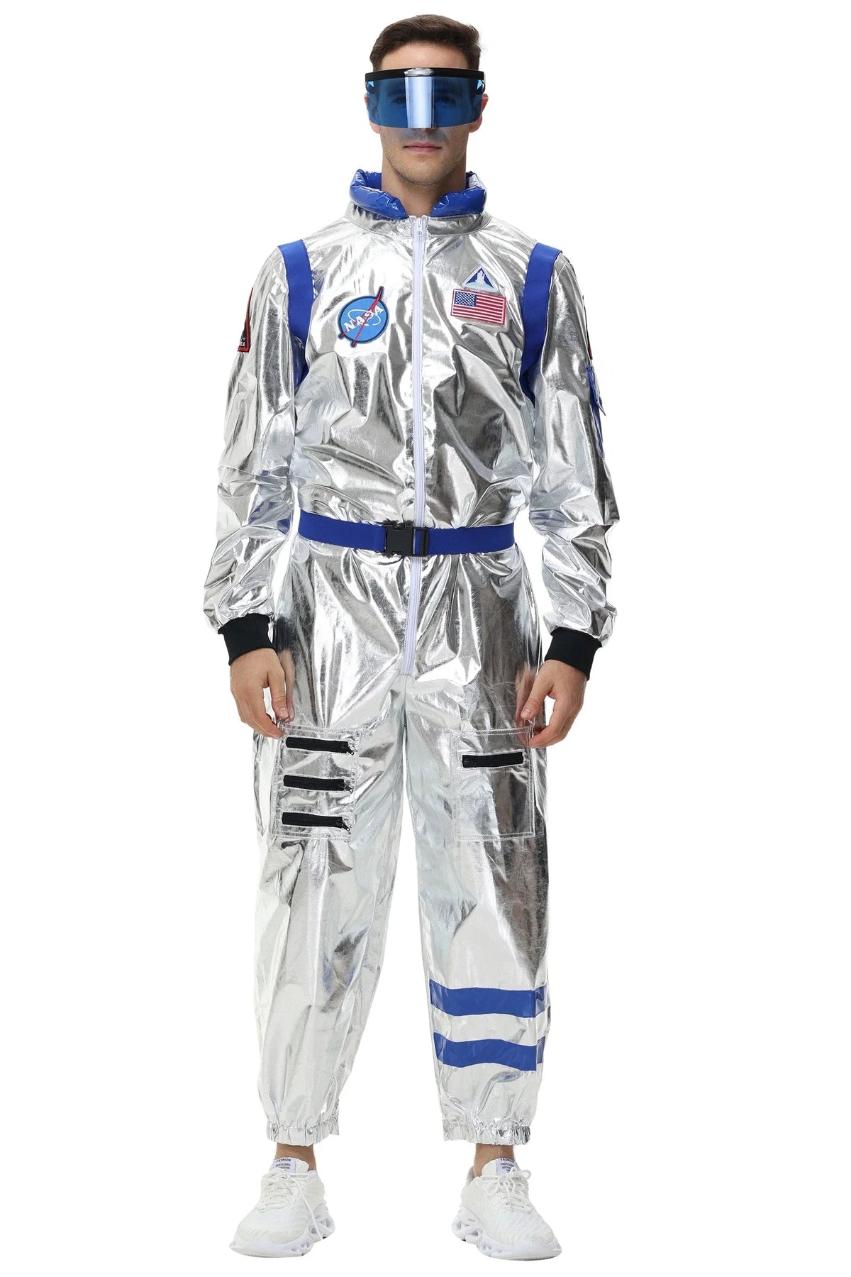 Déguisement d'Astronaute Argenté Halloween Polyester 2