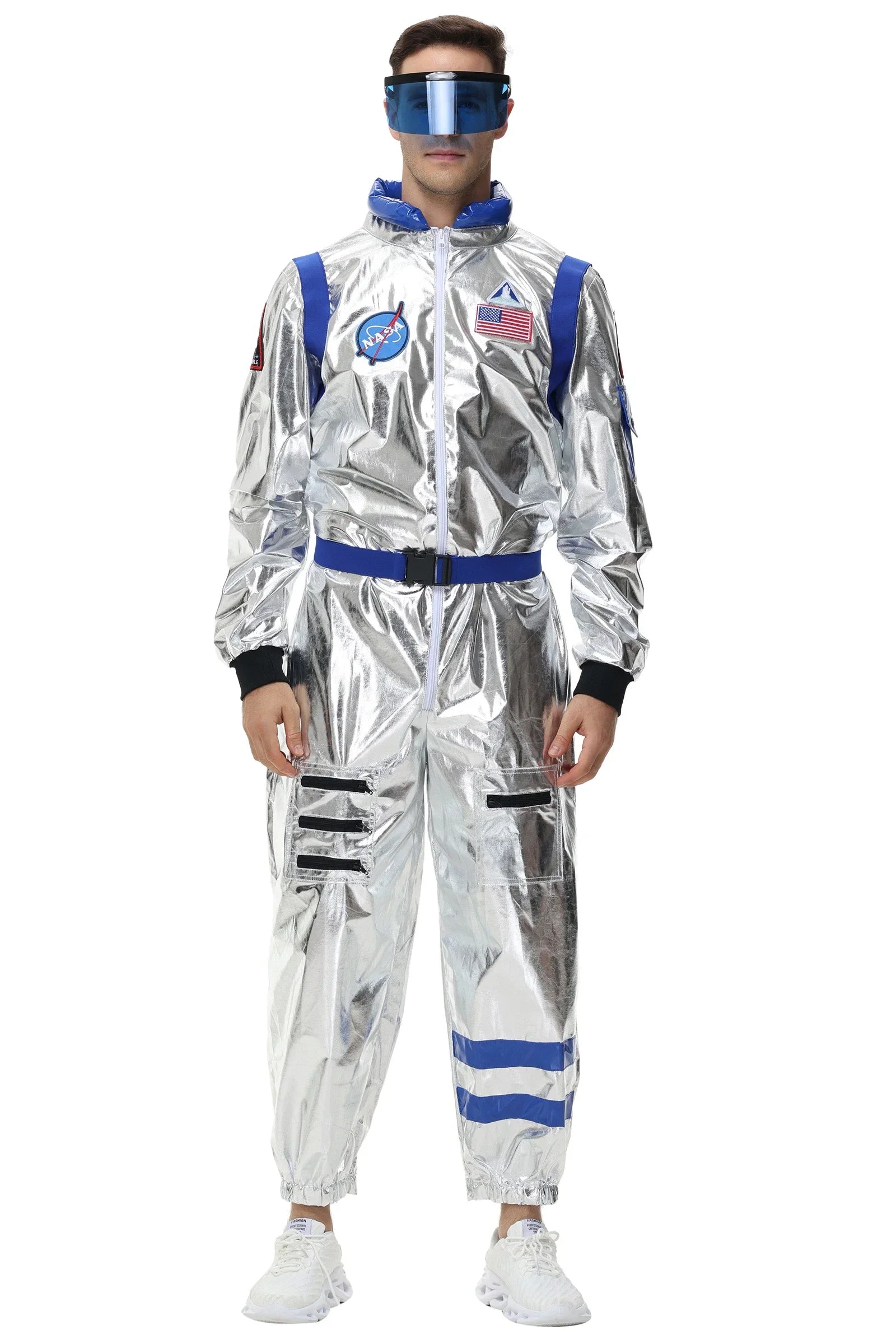 Déguisement d'Astronaute Argenté Halloween Polyester 2