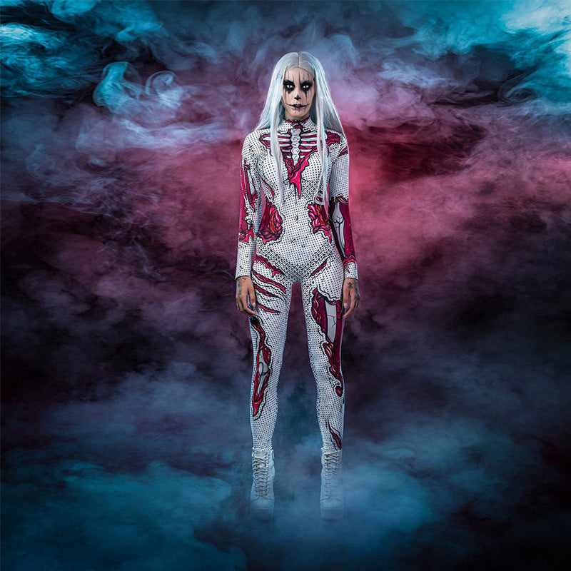 Déguisement d'Halloween Complet Imprimé pour Homme Tissu Léger 0