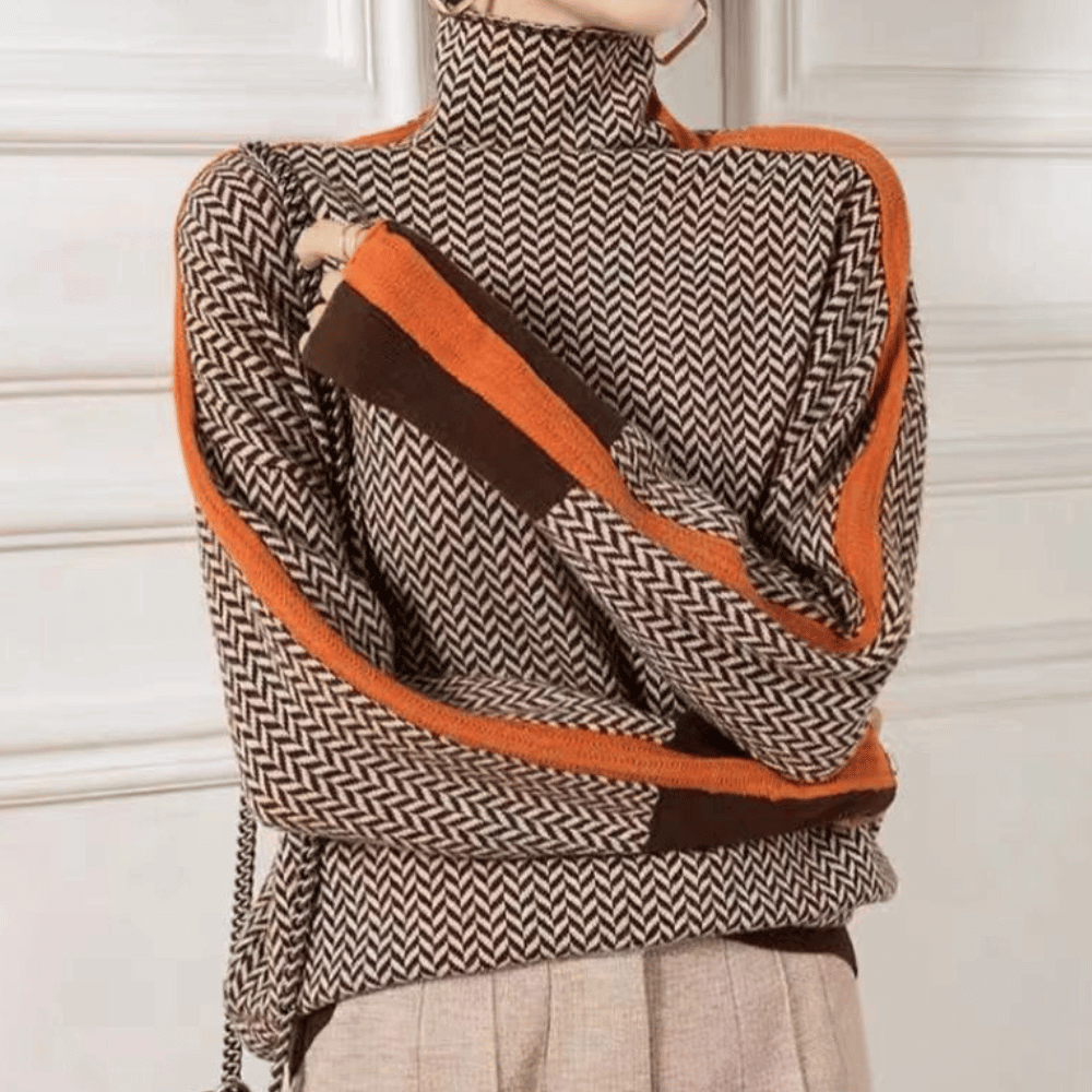 Pull Homme Confortable en Laine Épais Moderne-4