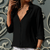 Variant image for Chemisier Femme Chic Élégant en Tissu Doux-43