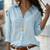 Variant image for Chemisier Femme Chic Élégant en Tissu Doux-36