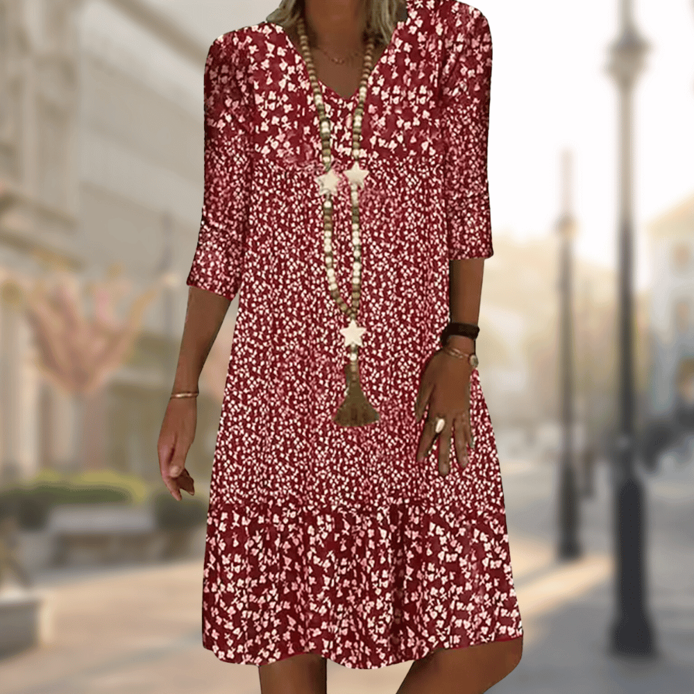Variant image for Robe Longue Femme Élégante en Tissu Confortable pour Soirée-4
