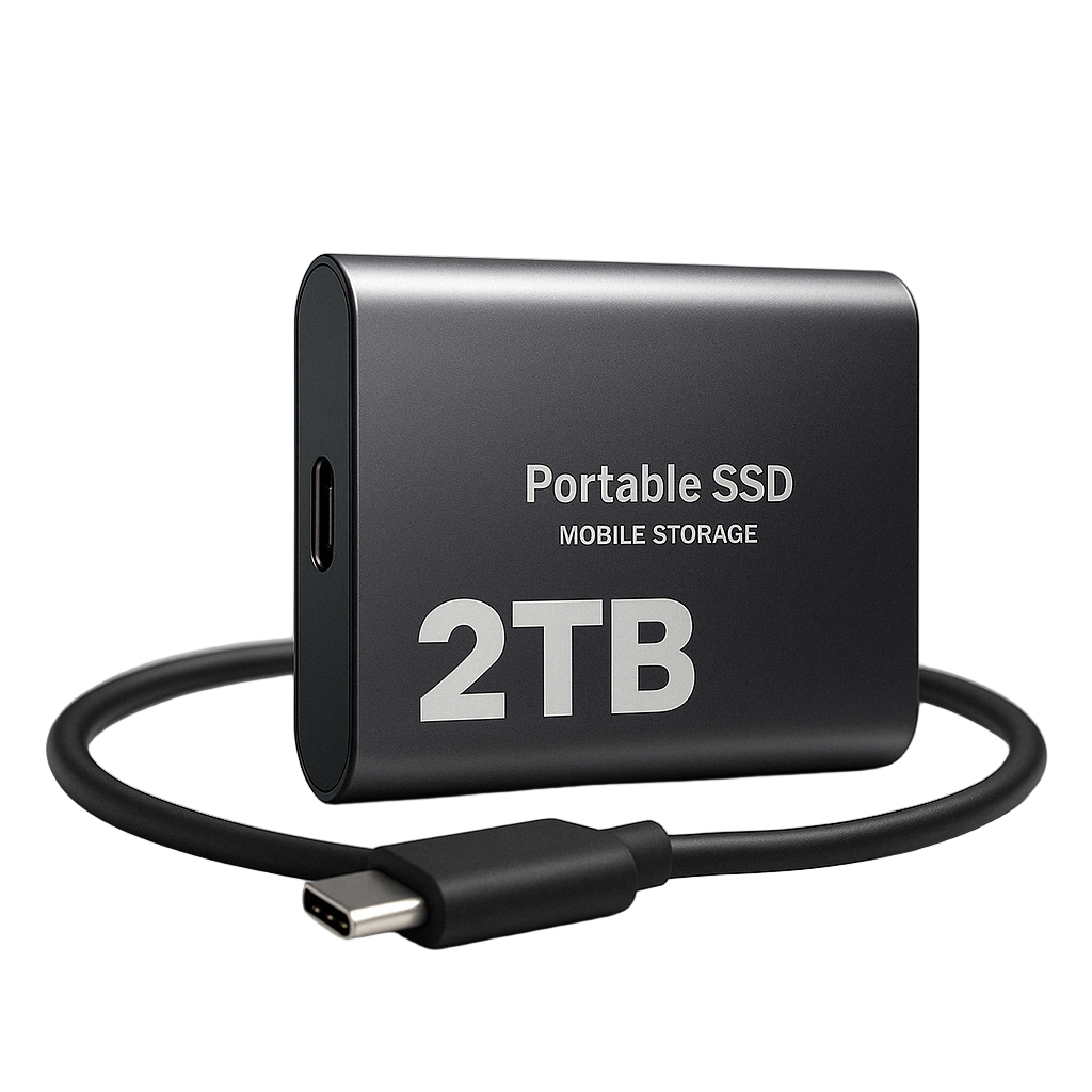 Disque SSD portable haute vitesse au format compact 0