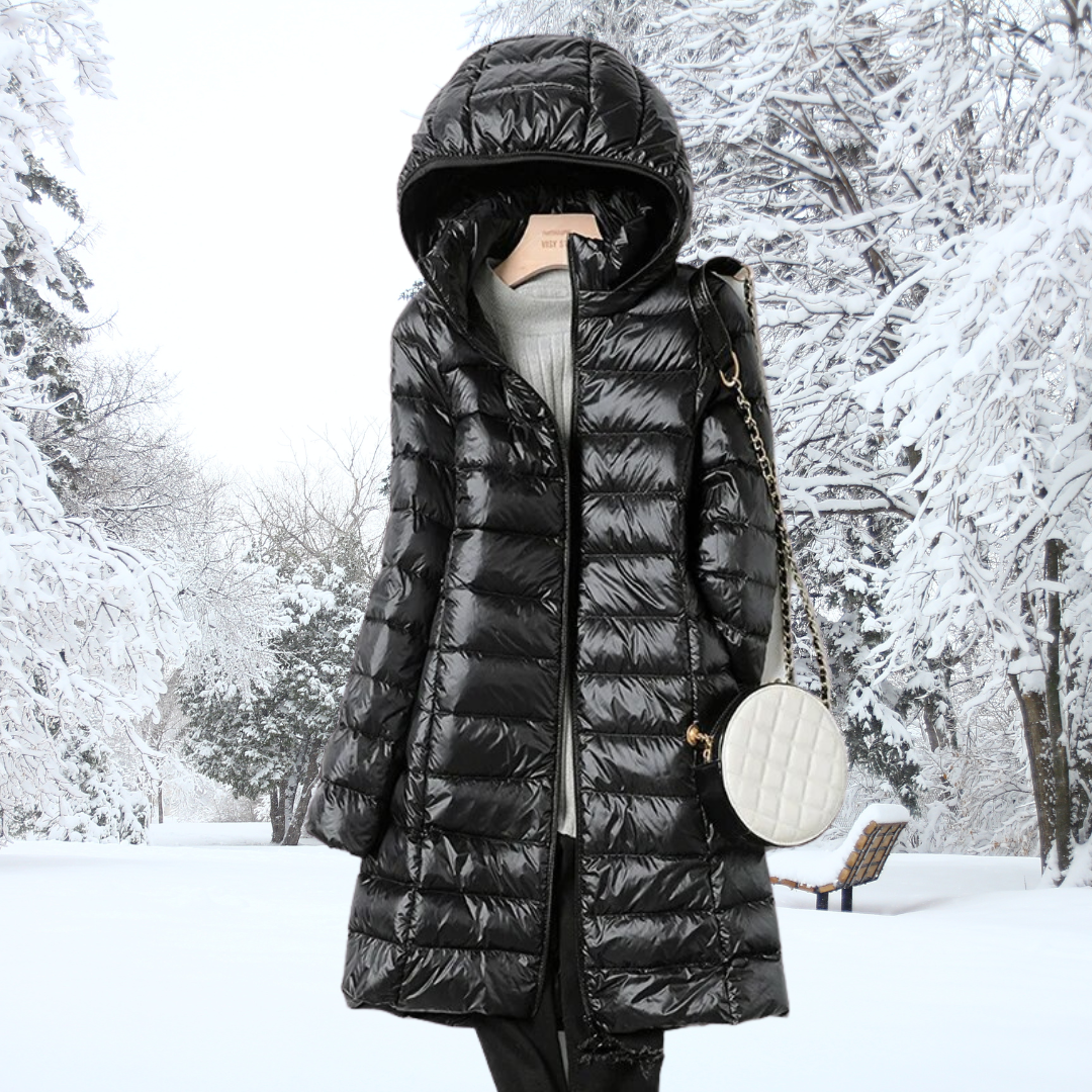 Doudoune Femme À Capuche Ultra Légère Moderne 3