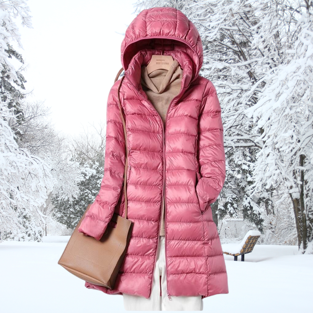 Doudoune Femme À Capuche Ultra Légère Moderne 4