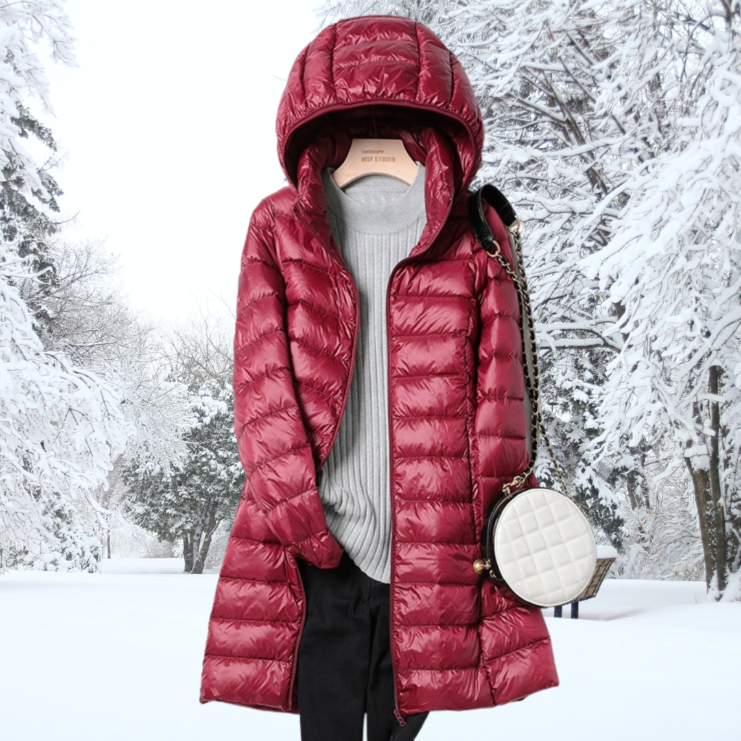 Doudoune Femme À Capuche Ultra Légère Moderne 7