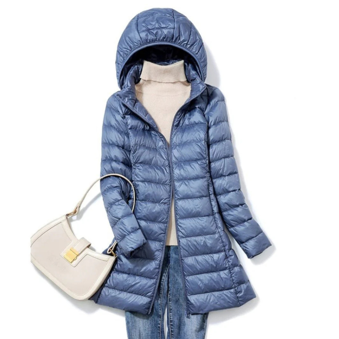 Doudoune à Capuche pour Femmes au Style Hivernal 0