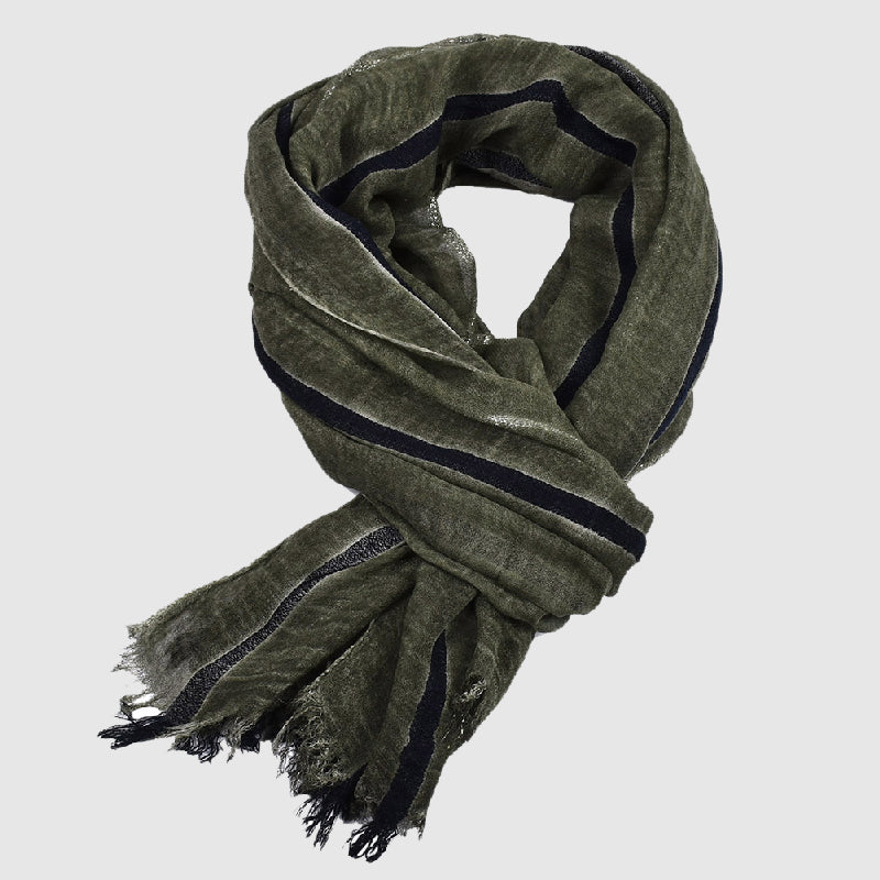Écharpe Femme Chic avec Fils Dorés 3
