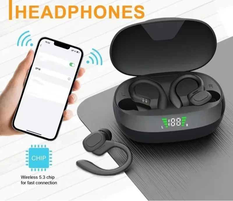 Écouteurs Bluetooth Sans Fil Sport Intra-Auriculaires avec Micro 3