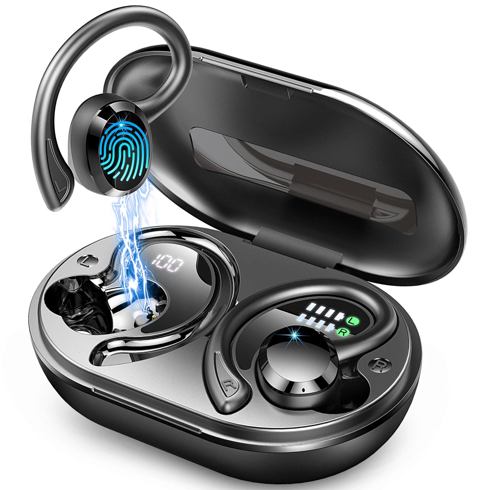 Écouteurs Sans Fil Bluetooth 5.3 Avec Réduction De Bruit Et Autonomie De 40 Heures 0