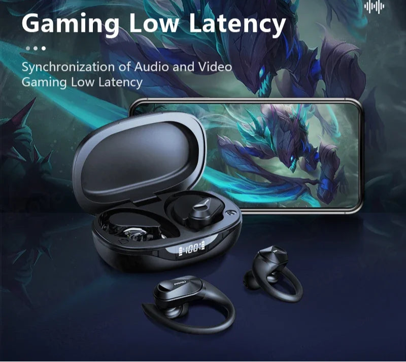 Écouteurs Sans Fil Bluetooth V5.3 Confortables Pour Sport 2