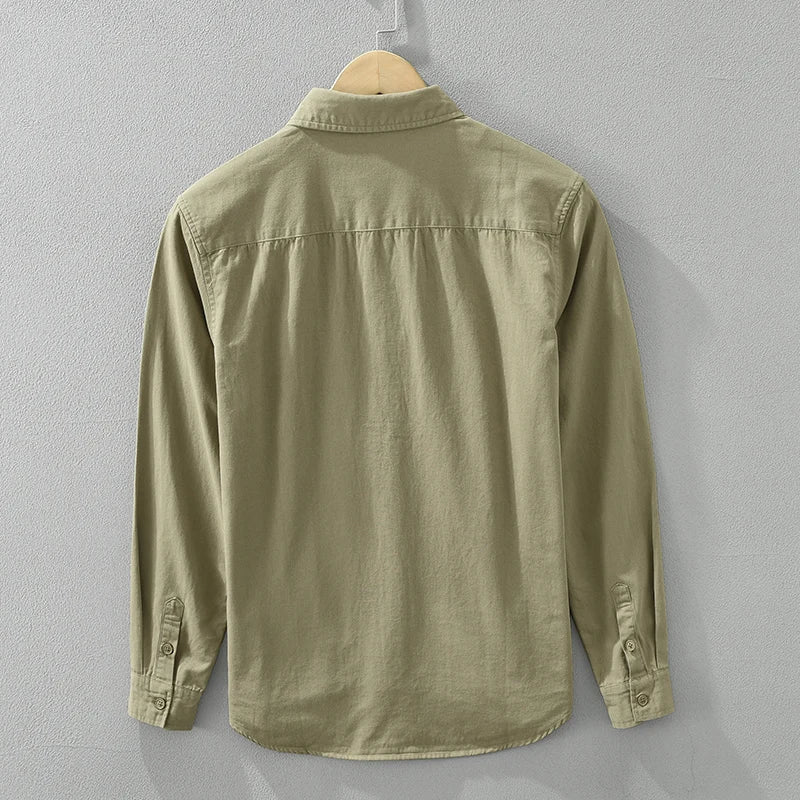 Chemise Homme Décontractée Tissu Doux Élégante 4