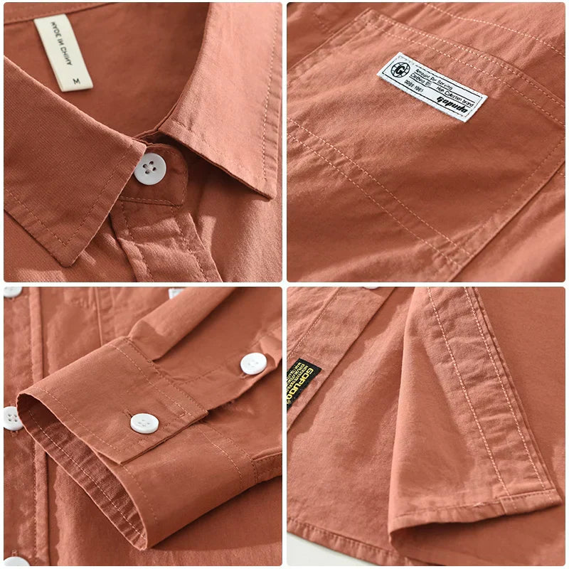 Chemise pour Hommes en Coton Style Intemporel 4