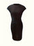 Robe Femme Midi Élégante En Tissu Léger à Encolure Ronde-3