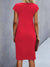 Robe Femme Midi Élégante En Tissu Léger à Encolure Ronde-5