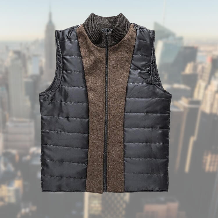 Manteau Hiver Homme Long Design Élégant Tissu Premium-5