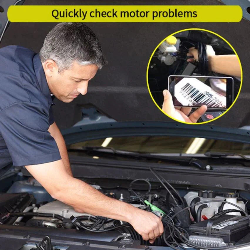 Caméra Endoscope Portable Flexible Haute Définition pour Inspection-3