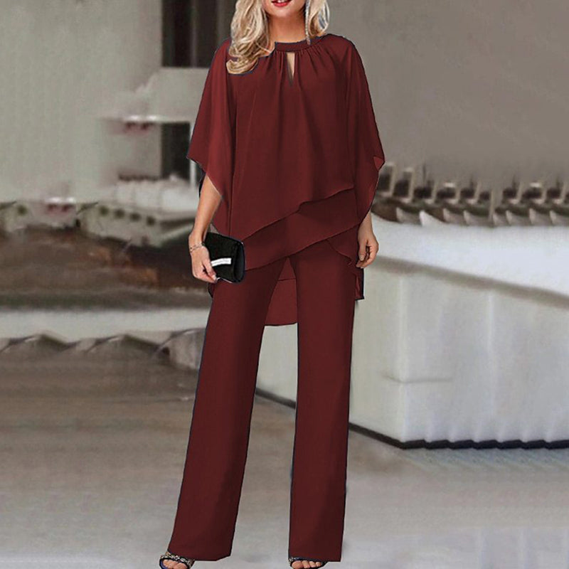 Ensemble Chic Femme en Tissu Élégant