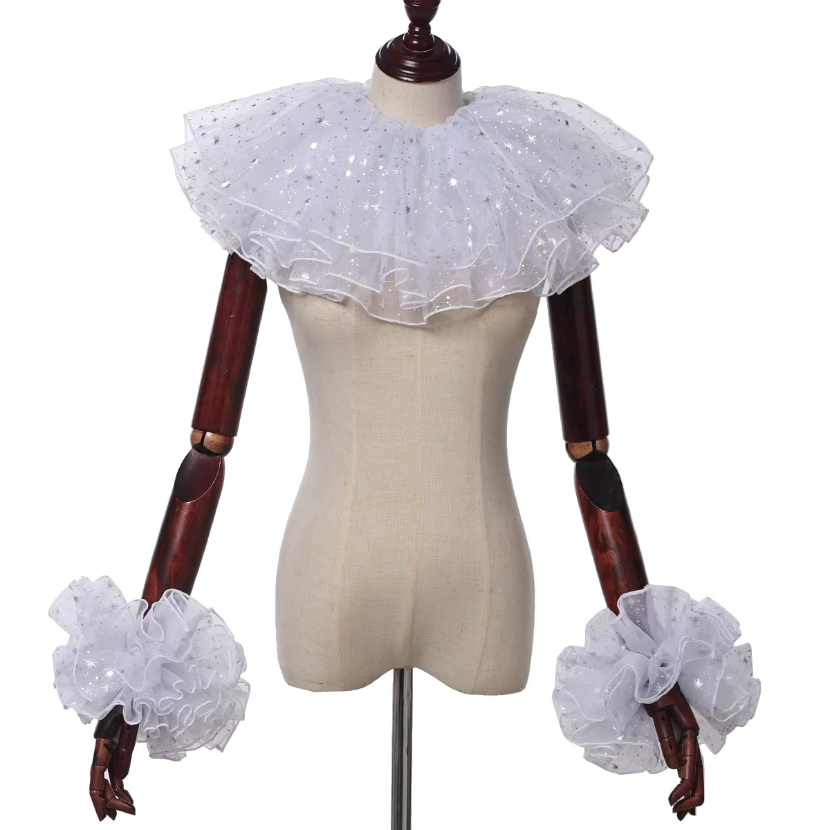 Ensemble Costume Femme Col Volanté Créatif 4