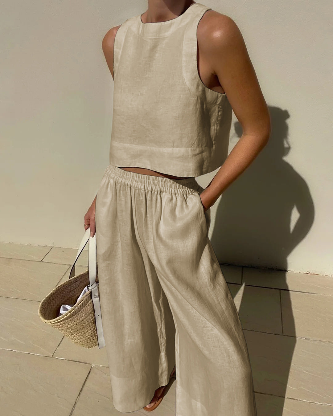 Ensemble Décontracté Femme Deux Pièces Style Coordonné 3