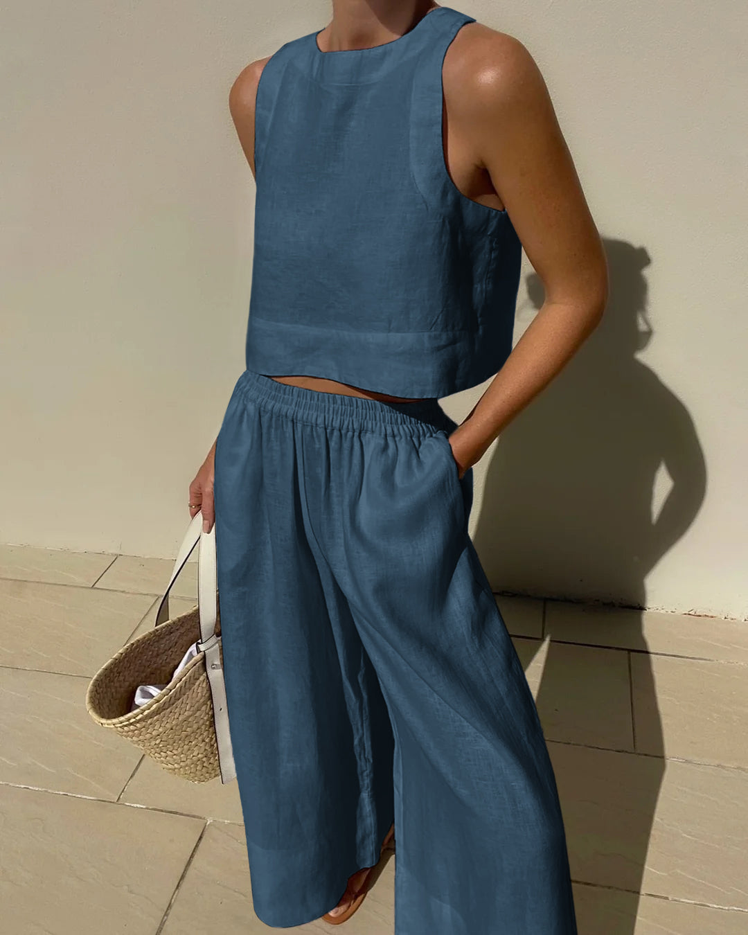 Ensemble Décontracté Femme Deux Pièces Style Coordonné 4