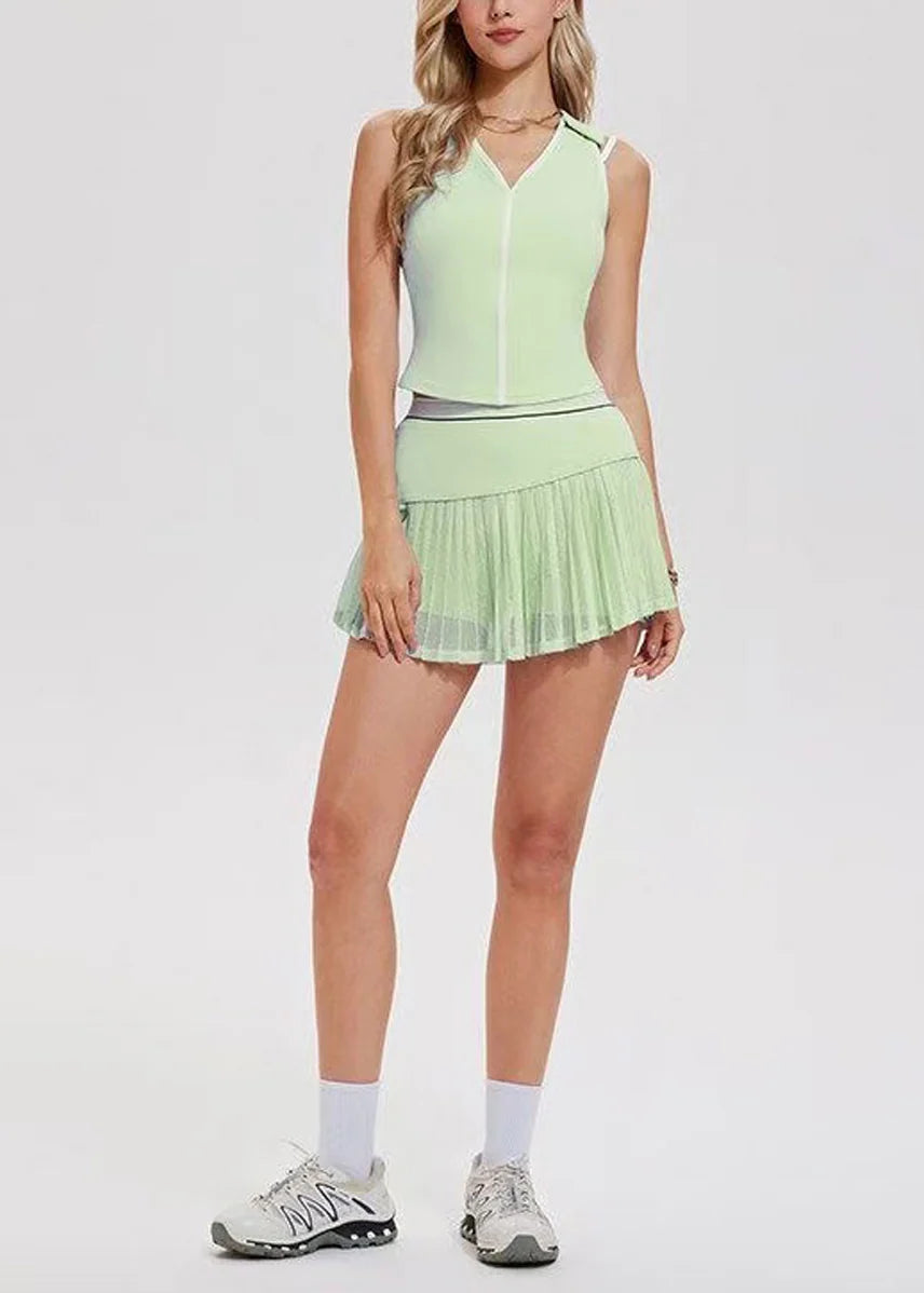 Ensemble Décontracté Femme Short Intégré Sans Manches 1