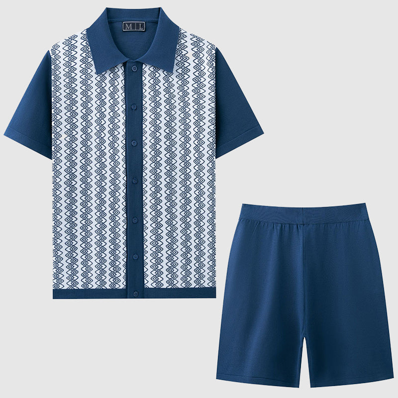 Ensemble Décontracté pour Homme avec Chemise et Pantalon 2