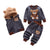Ensemble Enfant 3 Pièces Pull Pantalon Cardigan Doux Casual 0