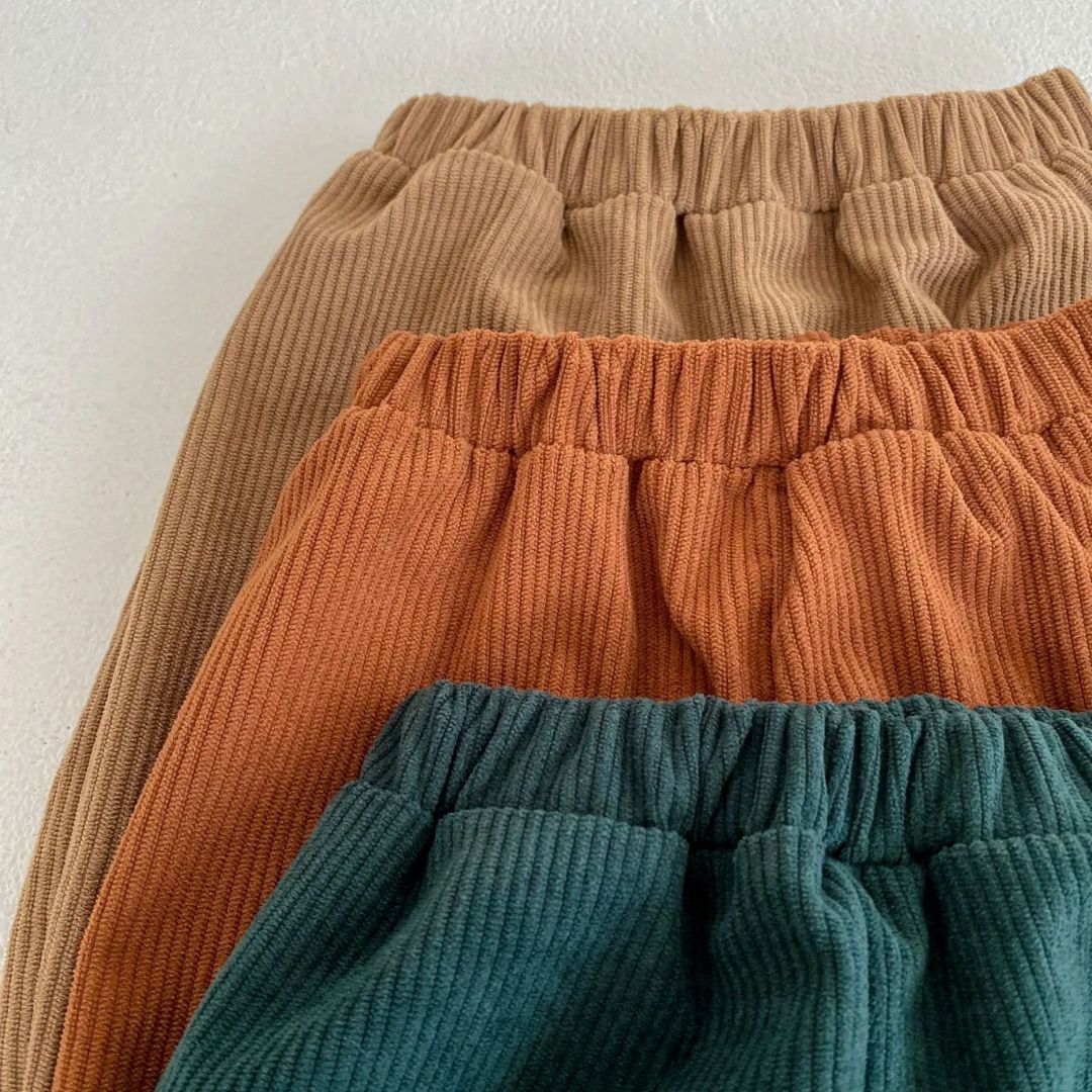 Ensemble Enfant en Velours Côtelé Confortable 4