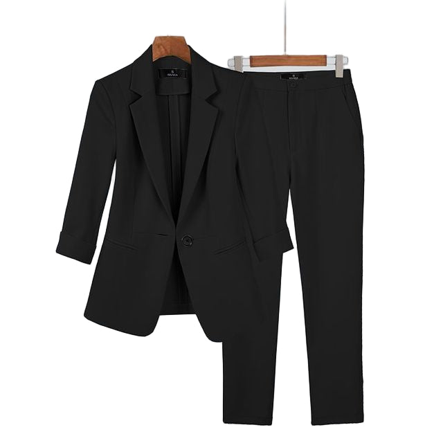 Ensemble Femme Blazer et Pantalon Chic 0