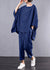 Ensemble Femme Carreaux Vintage en Lin Coton Décontracté 8