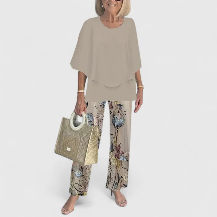 Ensemble Femme Chic à Manches Mi-Longues 4