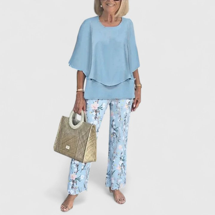 Ensemble Femme Chic à Manches Mi-Longues 6