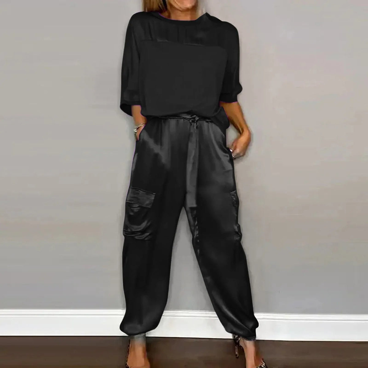 Ensemble Femme Deux Pièces Ample Décontracté 1