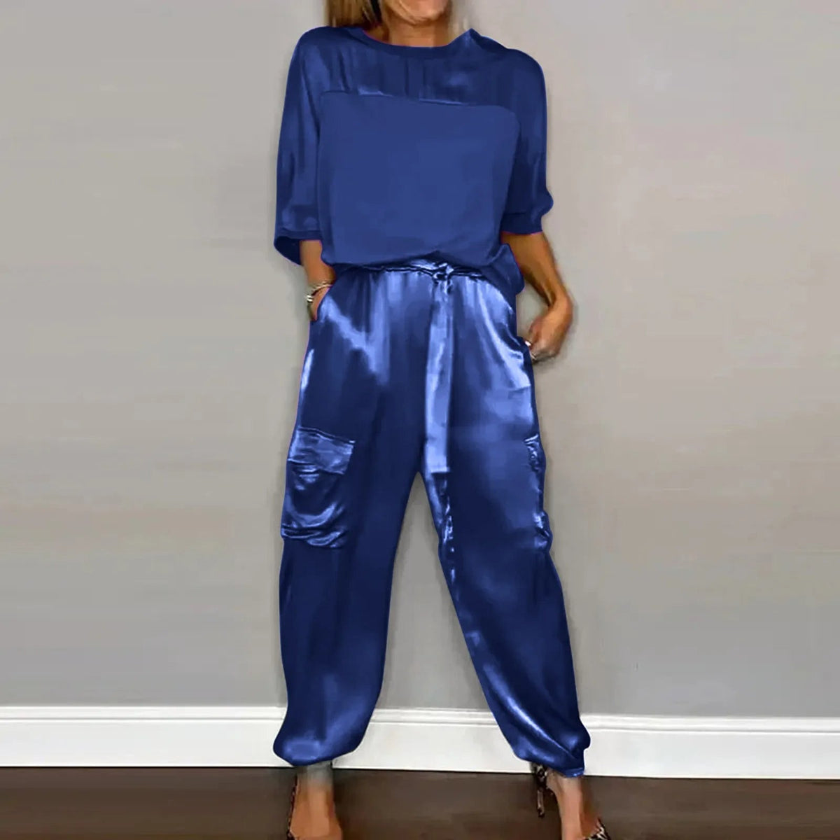 Ensemble Femme Deux Pièces Ample Décontracté 4