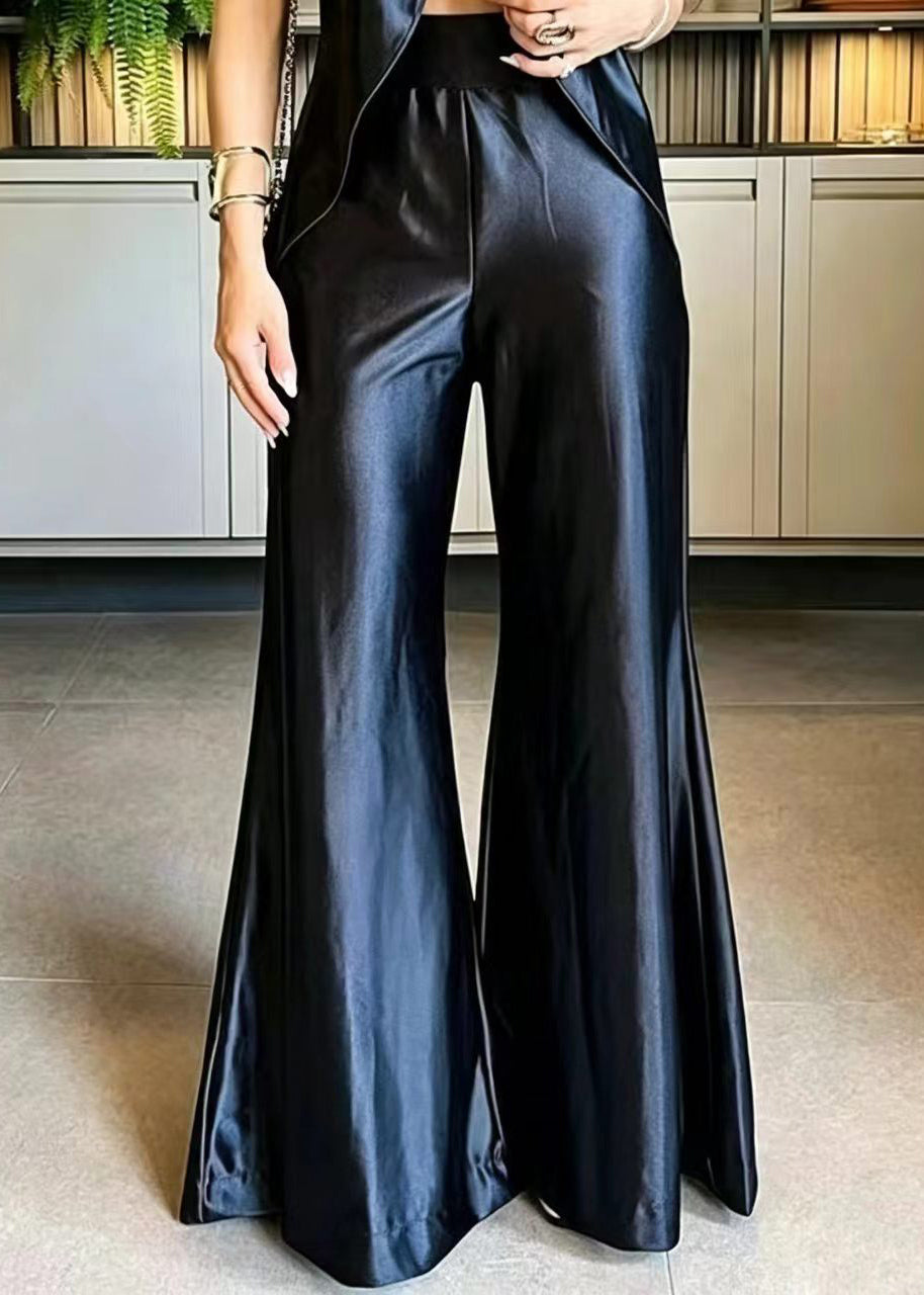 Ensemble Femme Deux Pièces Asymétrique Col Montant Sans Manches 4