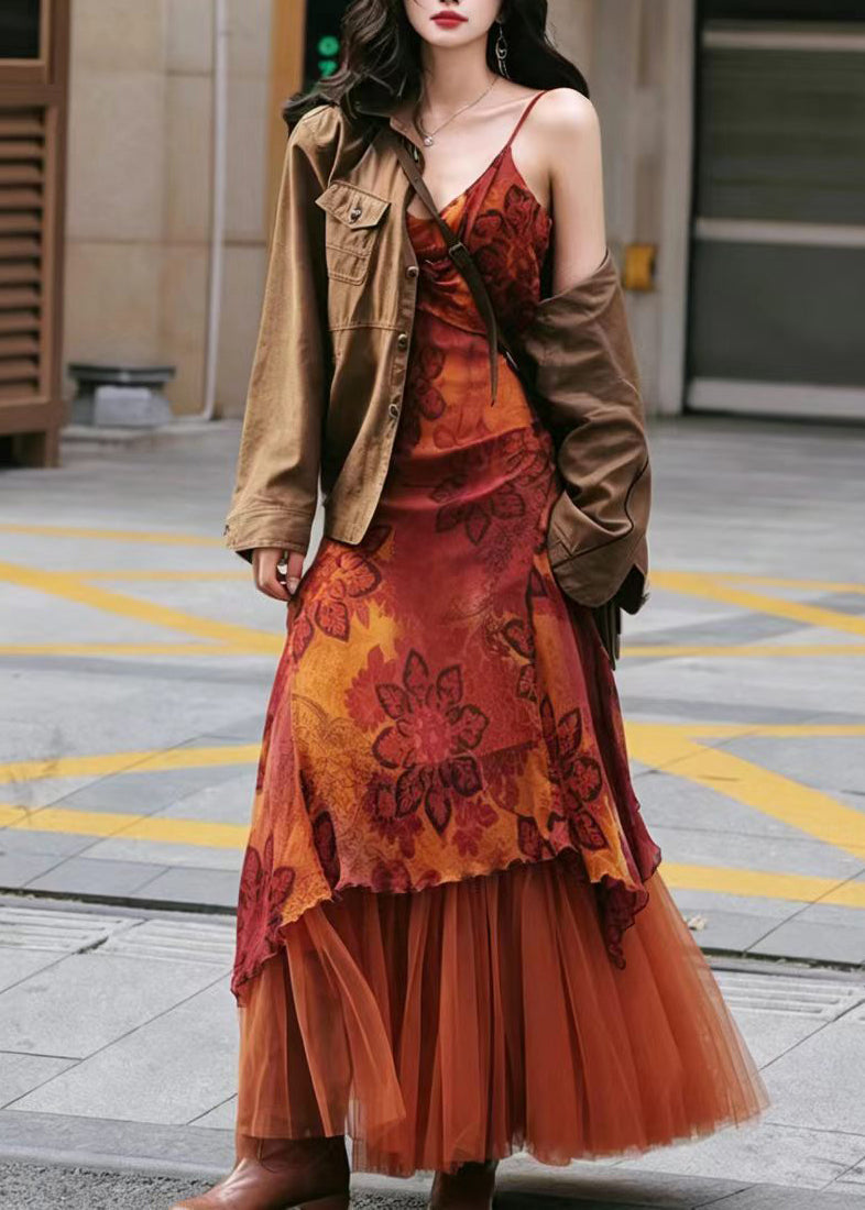 Ensemble Femme Robe Asymétrique et Jupe Tulle Estivale 4