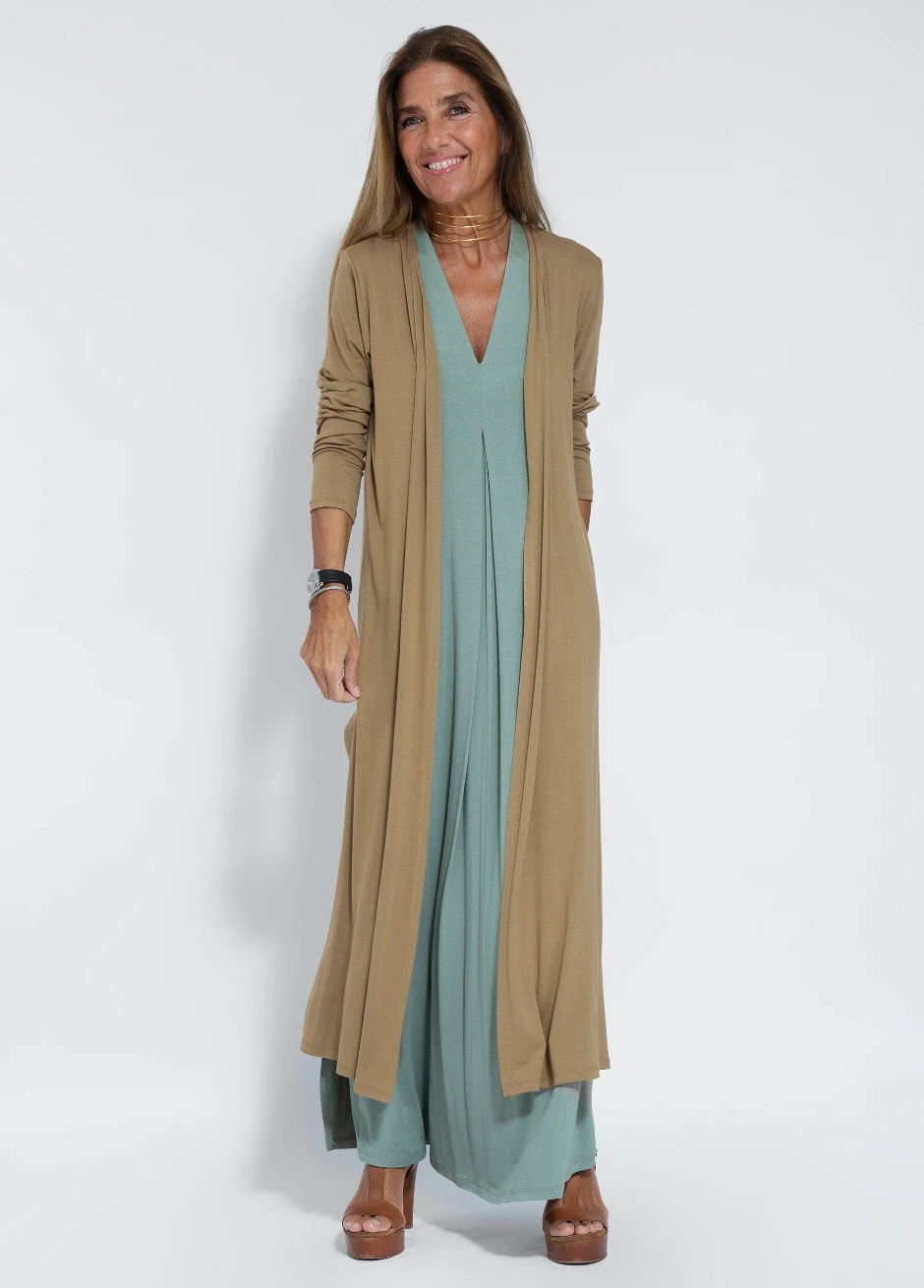 Ensemble Femme Robe Longue et Veste Fluide 8