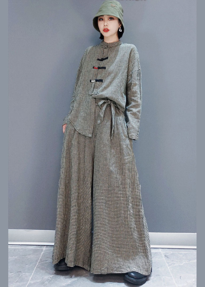 Ensemble Femme à Carreaux Printemps 1