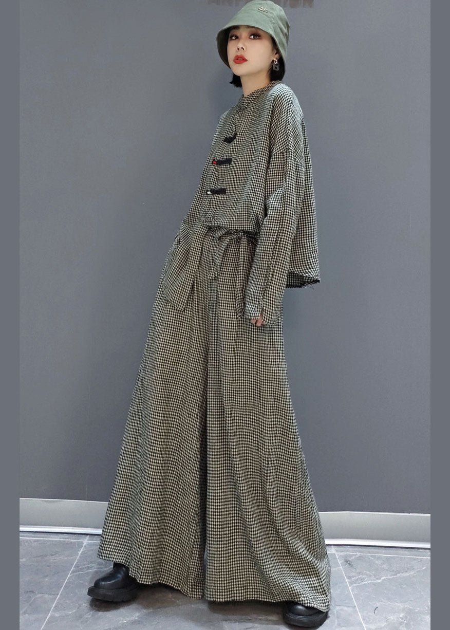 Ensemble Femme à Carreaux Printemps 2