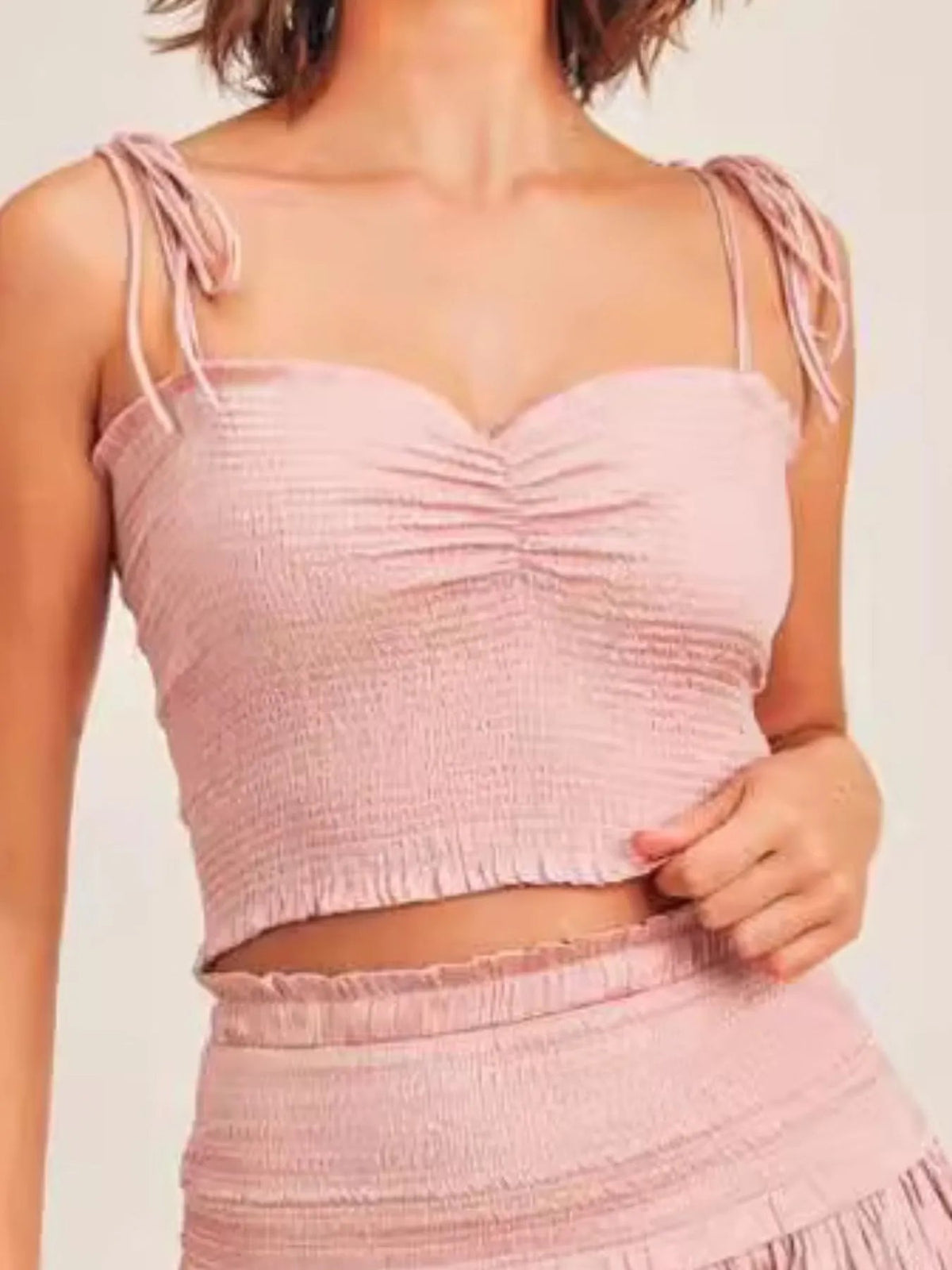 Ensemble Jupe et Débardeur à Col en Cœur 4