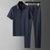 Ensemble Pour Hommes Polo Pantalon Tweed Respirant 10
