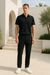 Ensemble Pour Hommes Polo Pantalon Tweed Respirant 2