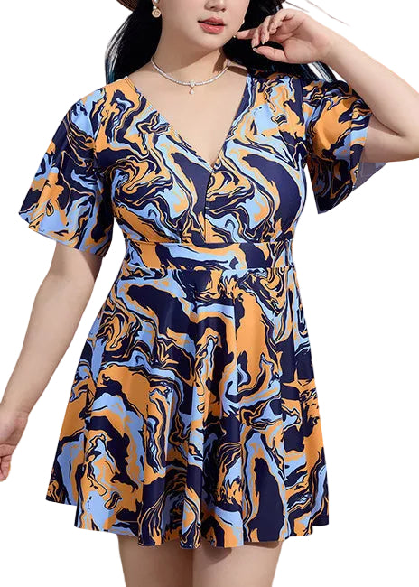 Ensemble Robe et Culotte de Maillot de Bain Boho 0