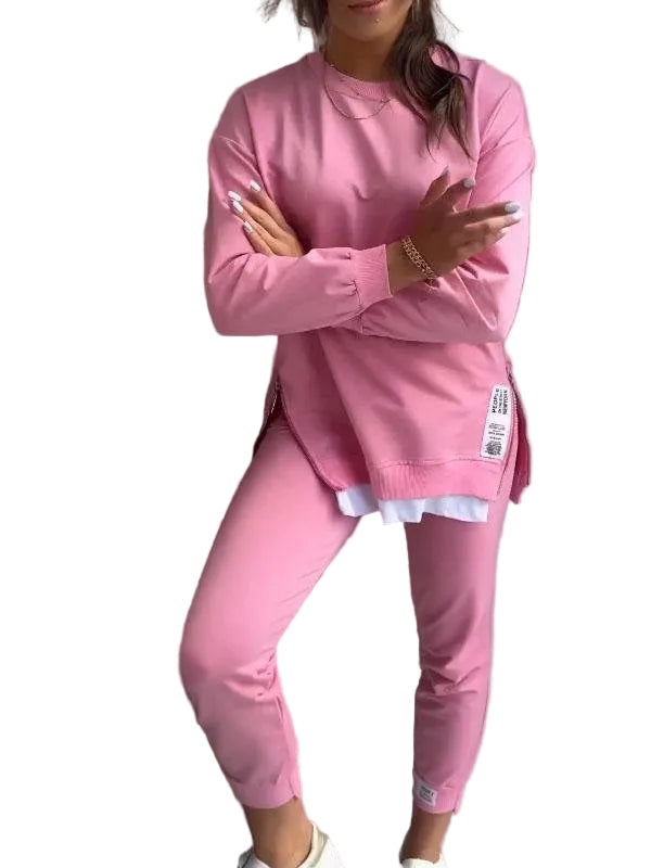 Ensemble Survêtement Femme Décontracté avec Sweat et Pantalon Moderne 1