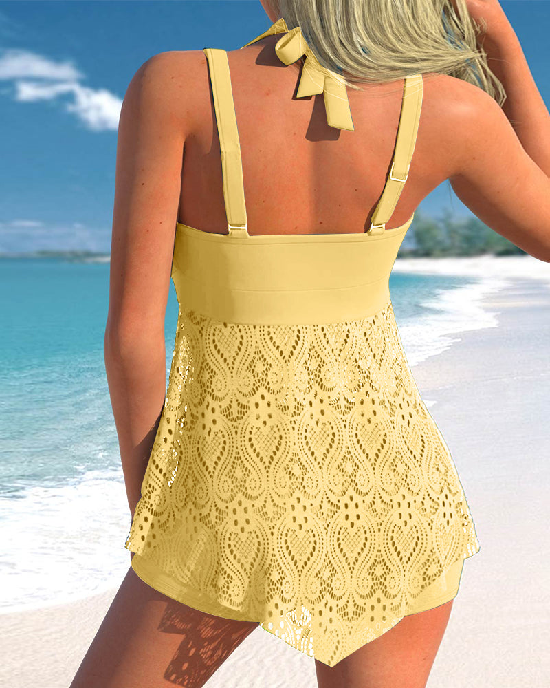 Ensemble Tankini Femme Confortable et Élégant 5