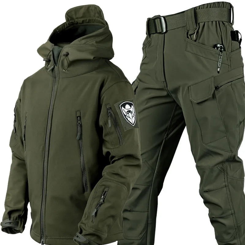 Ensemble Veste et Pantalon d'Extérieur Tactique pour Hommes 3