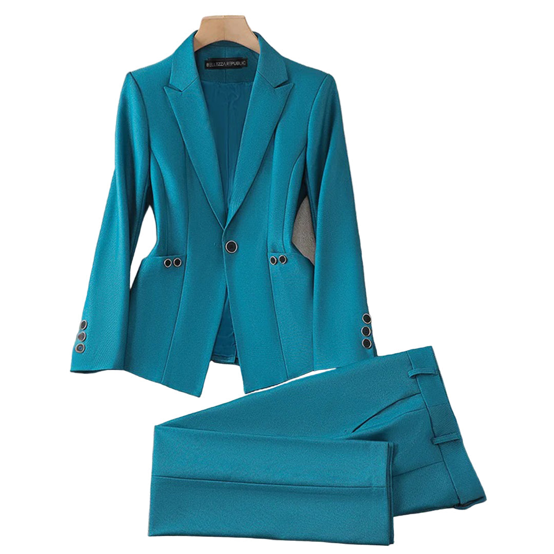 Ensemble d&#39;Automne Blazer et Pantalon pour Femme 0